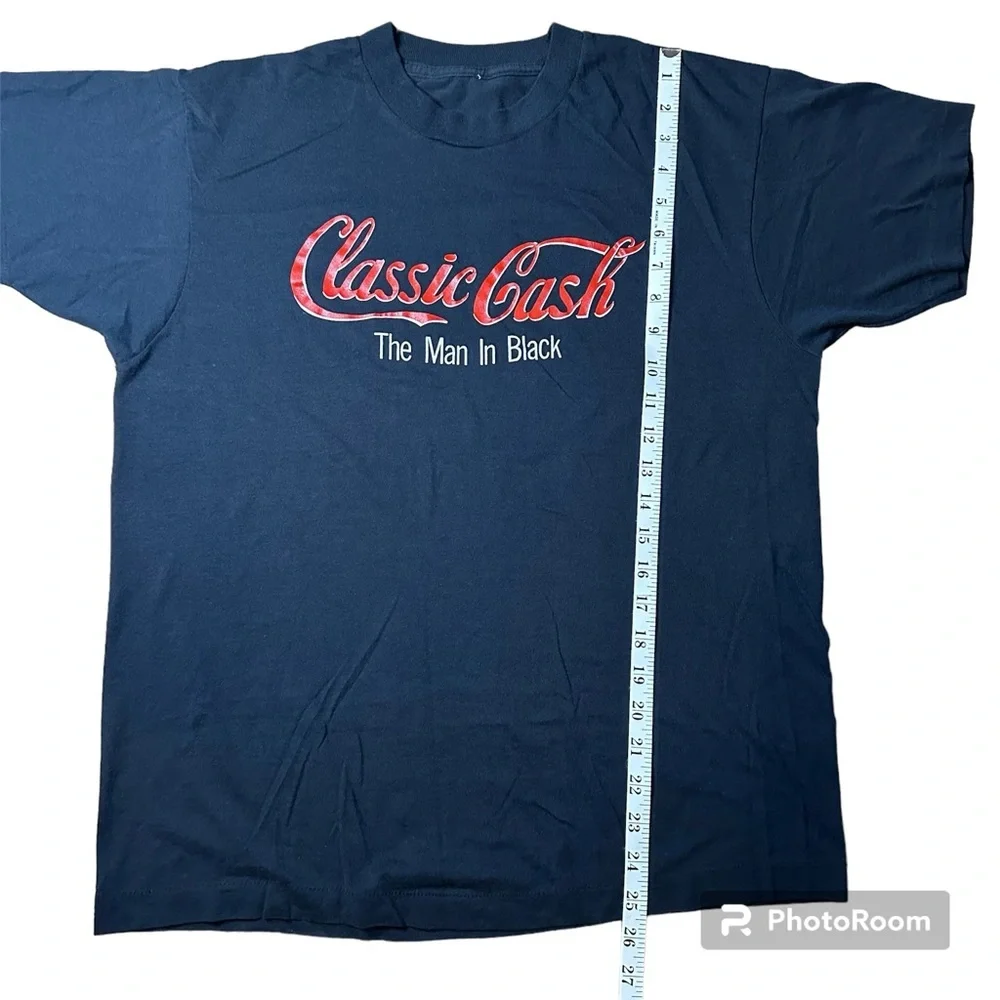 Vintage Johnny Cash  The Man In Black Single Stitch T-shirt
